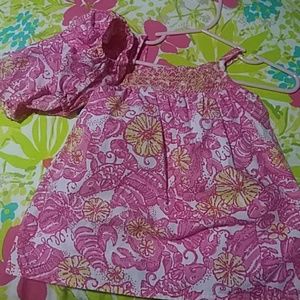 3-6 month lilly pulitzer sundress euc